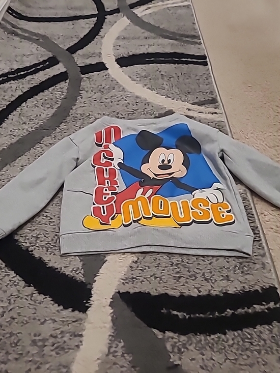 Disney Other - Disney Junior Mickey Mouse Toddler Sweatshirt Size 2T GrayGraphic Print Pullover